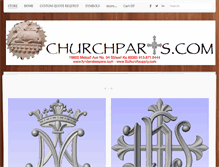 Tablet Screenshot of churchparts.com